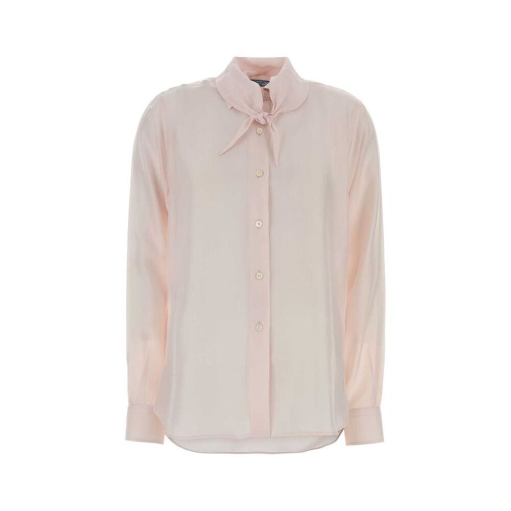 Prada Women Pink Silk Shirt